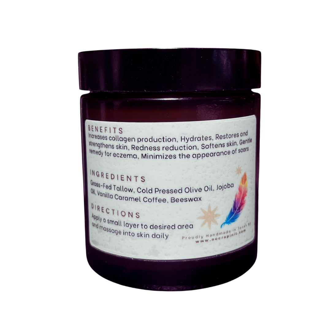 Vanilla Caramel Coffee Tallow All Purpose Balm - LIMITED EDITION
