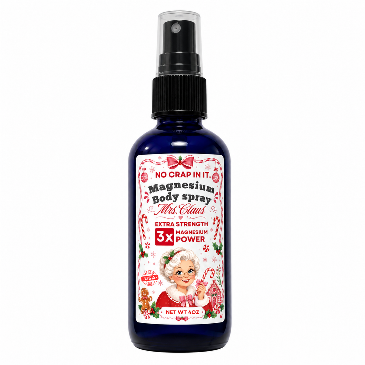 Mrs. Claus 4oz Magnesium Spray