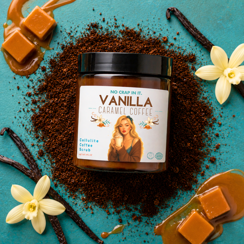 Vanilla Caramel Coffee Cellulite Scrub