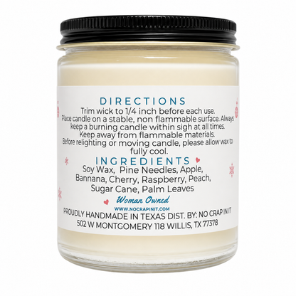 Mr. Claus 9oz Candle