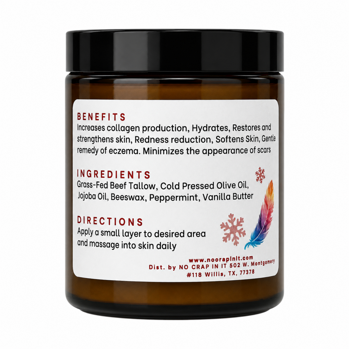 Mrs. Claus 4oz Tallow Balm