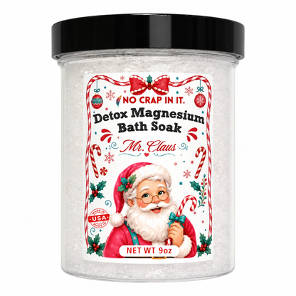 Mr. Claus 9oz Detox Magnesium Bath Soak