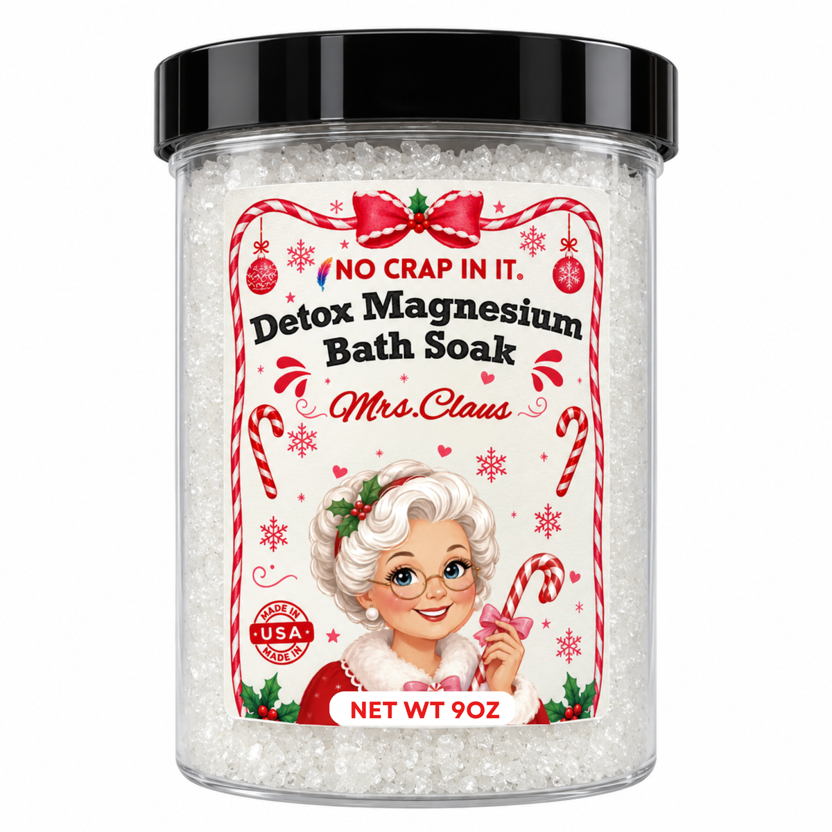 Mrs. Claus 9oz Detox Magnesium Bath Soak