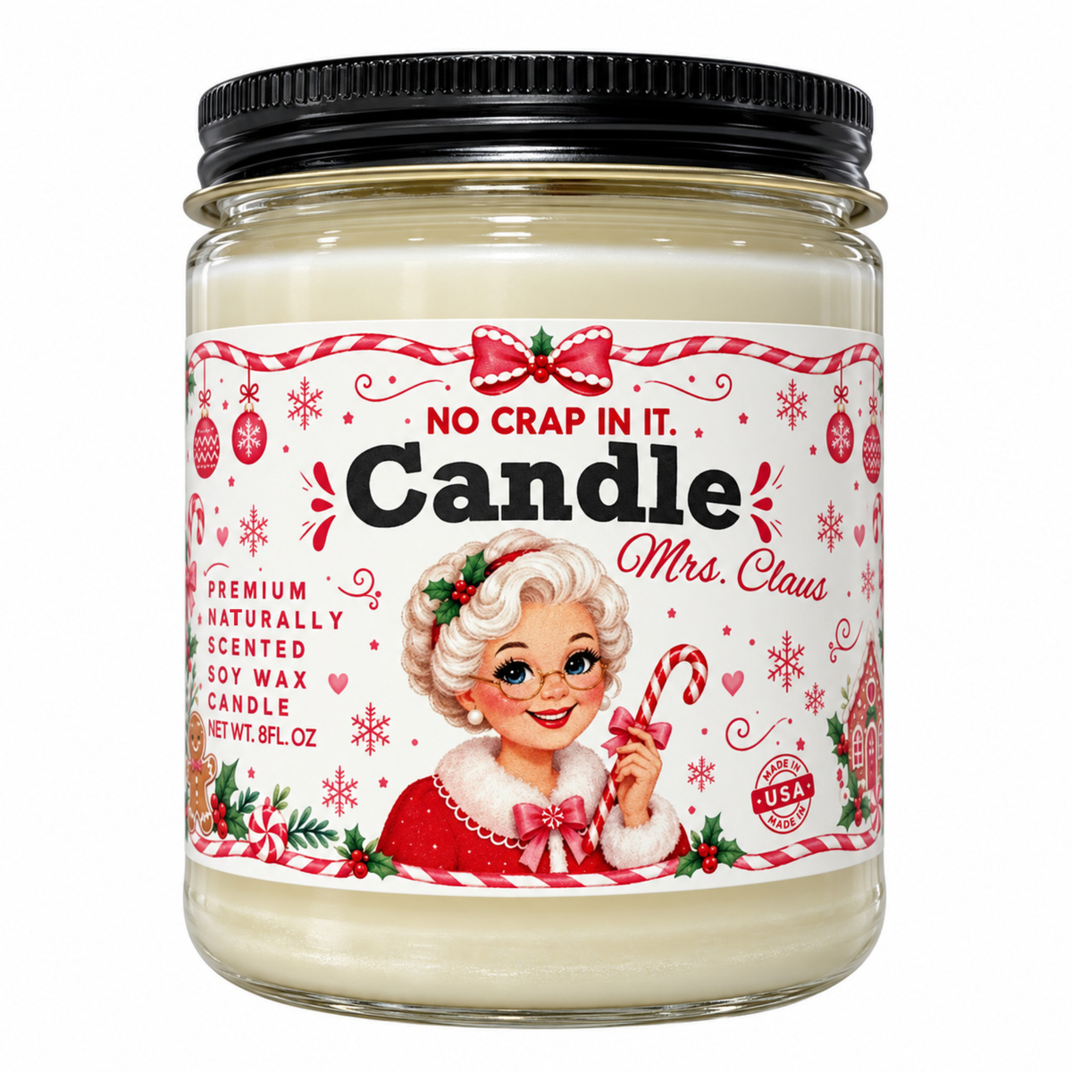 Mrs. Claus Candle