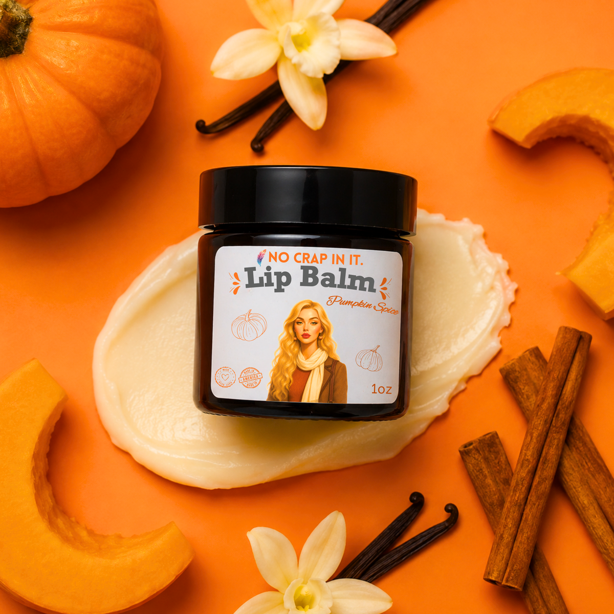 Vanilla Pumpkin Spice Lip Balm
