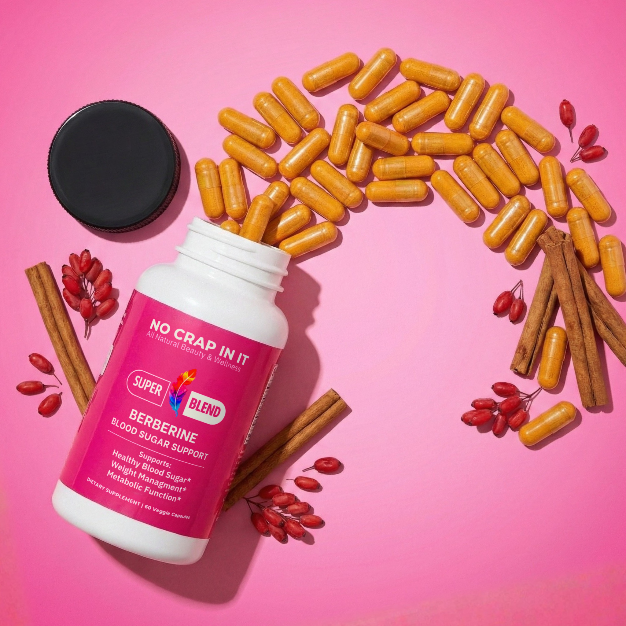 Berberine Blood Sugar Support 2-bottle