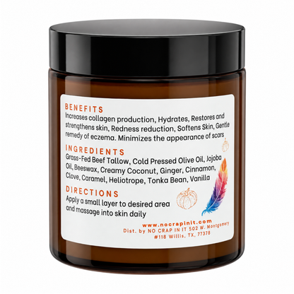 Vanilla Pumpkin Spice Tallow Balm