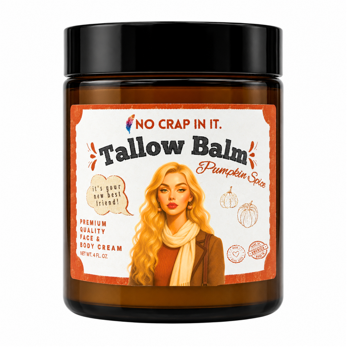 Vanilla Pumpkin Spice Tallow Balm