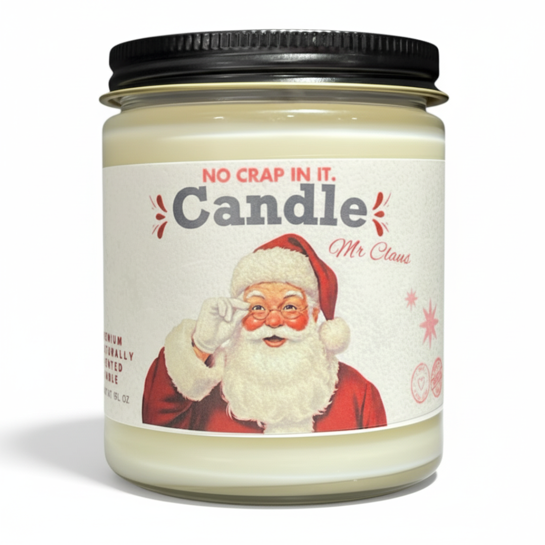 Mr. Claus Candle