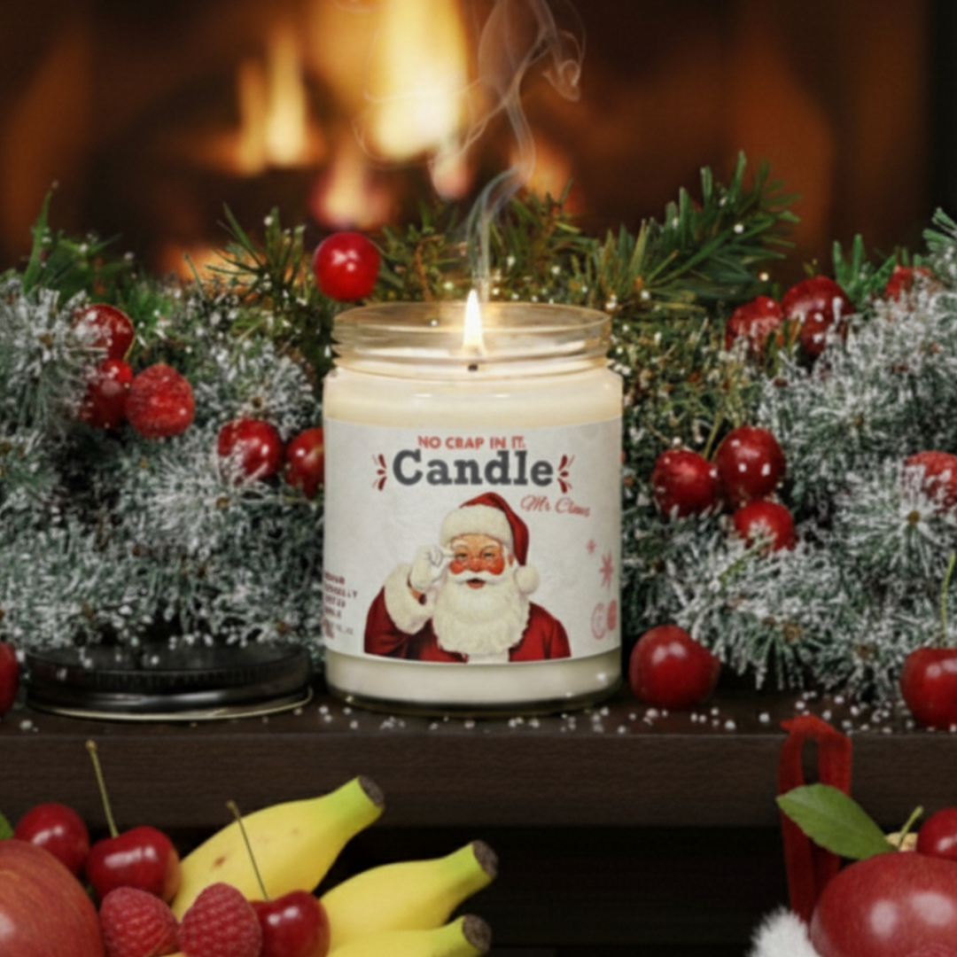 Mr. Claus Candle