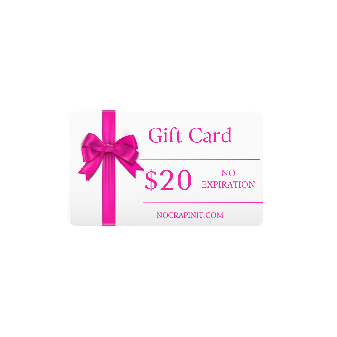 No Crap In It Gift Card