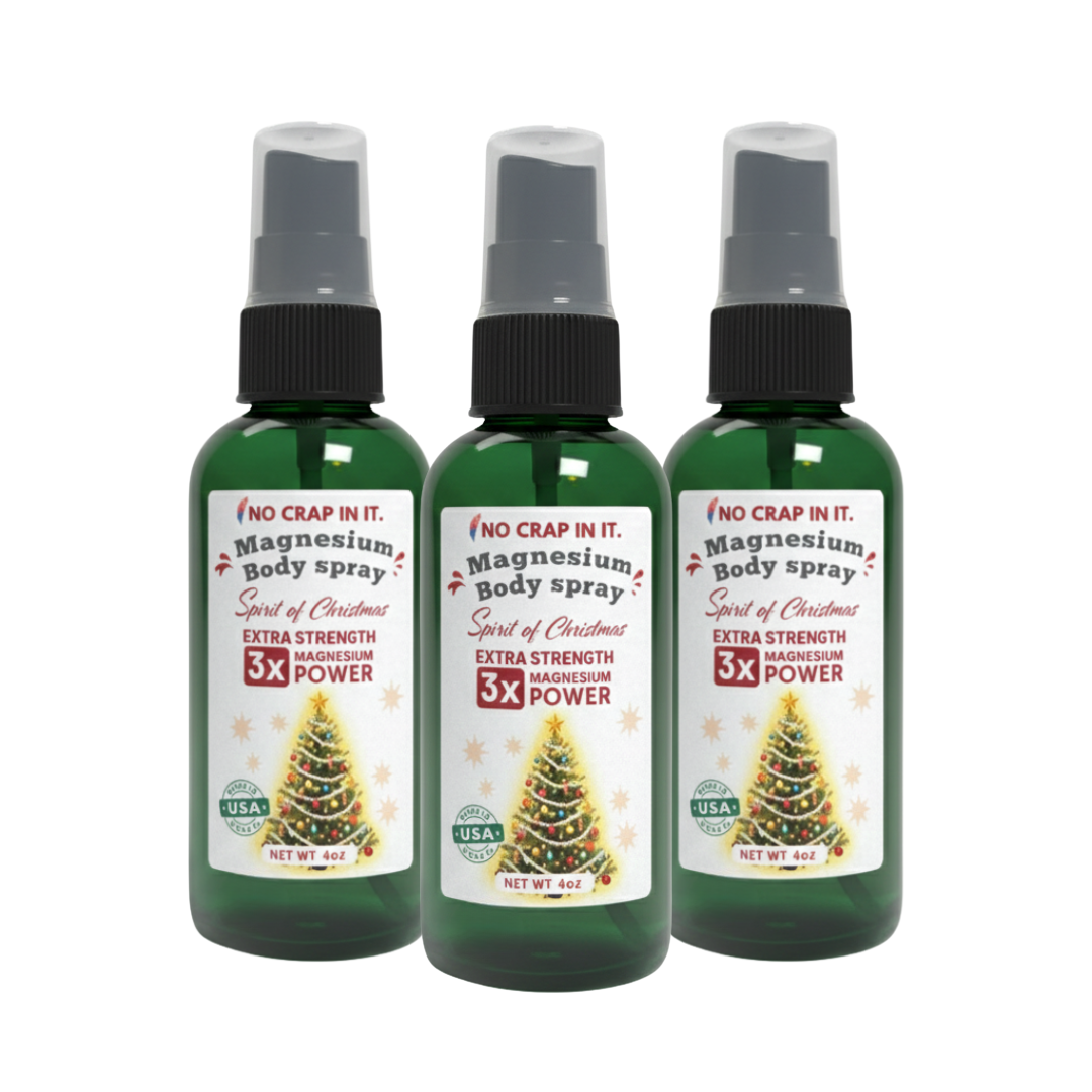 Spirit of Christmas Magnesium Spray - Discounted 3 Pack - LIMITED EDITION
