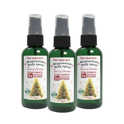 Spirit of Christmas Magnesium Spray - Discounted 3 Pack - LIMITED EDITION